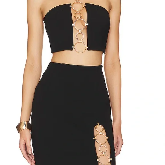 Cult Gaia Torielle Skirt in Black